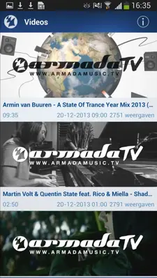 Armada Music android App screenshot 1